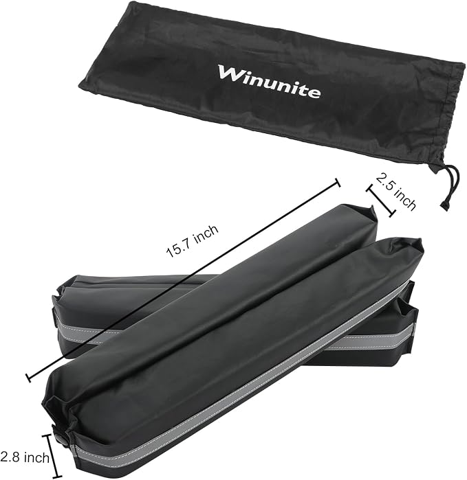 Magnetic Removable Car Door Dent Protector PU Leather Car Door Ding Protector Ding Bumper for Vehicles Black(Pack of 4)