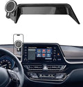 PZK Car Phone Mount for Toyota C-HR CHR 2019-2022 Accessories 8-inch Screen | Magnetic 15W Fast Wireless Charger Phone Holder with Magsafe 360° Rotation Hands-Free Phone Cradles Not Block Air Vent
