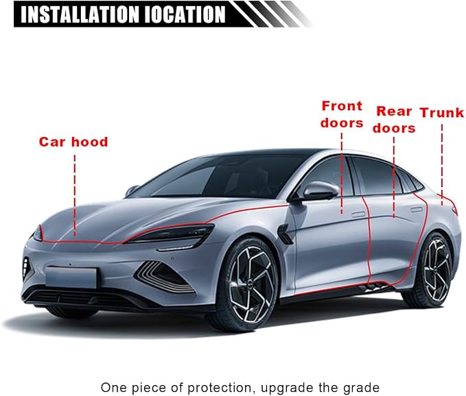 16Ft(5M) Car Door Edge Protector, Anti-Collision Strip, Entry Guard, No Glue Protective Strip, Automotive Trim (White)