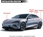 16Ft(5M) Car Door Edge Protector, Anti-Collision Strip, Entry Guard, No Glue Protective Strip, Automotive Trim (White)