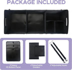 Trunk Organizer for Car, Sturdy Storage Organization with Non-Slip Bottom Strips, 95L Large Capacity Cargo Organizer for Suv, Truck, Sedan, Waterproof Portable Car Organizers for Women Men(Purple)