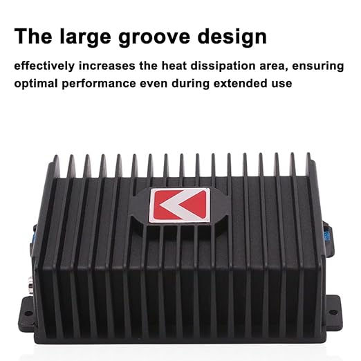 4-Channel Full-Range Amplifier, 80Wx4 Audio Modification Power Amplifier Digital Sound Processor Class A/B for Android Car Player