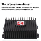 4-Channel Full-Range Amplifier, 80Wx4 Audio Modification Power Amplifier Digital Sound Processor Class A/B for Android Car Player