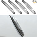 4PCS Car Door Edge Guards, Auto Side Door Protector Car Door Self Adhesive Anti-Collision Trim Strip, Universal Car Body Anti-Scratch Bumper Guard for Car SUV Truck (Silver)