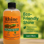Plant-based Eco-friendly Car Wash Soap, Non-Toxic, High-Foam, Concentrated Premium soap with rinse & no-rinse options