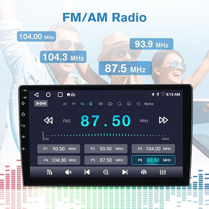 [4Core 64GB] Vratzn Car Radio for Chevy Silverado 2007-2013 Tahoe GMC Sierra Yukon, 10 Inch Touch Screen Silverado Radio with CarPlay Android Auto Bluetooth AM FM Head Unit