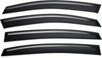 Tape-on Sun/Rain Guard Side Window Visor Deflectors Rain Guards Compatible with Subaru 2013-2015 XV Crosstrek 2016-2017 Subaru CrossTrek 2012-2016 Impreza Hatchback，Window deflectors