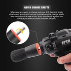 Drill Brush Attachment, 5 Pcs Mixed Hair Drill Brush Head Set, Auto Detail Set, Replacement Car Detail for Cleaning Interior or Exterior, Used on Electric, Electric Driver
