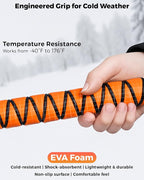 43" Ice Scrapers for Car Windshield Extendable | 3 Parts Detachable Telescopic Snow Brush for Car, Trucks, SUV | Long Snow Scraper with Brush | Car Winter Accessories (2 Pack)