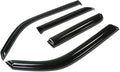 4Pcs Tape-On Window Visor Compatible with 2010 2011 2012 2013 Toyota 4Runner 2010-2013, Deflector Rain Guard, Acrylic Black