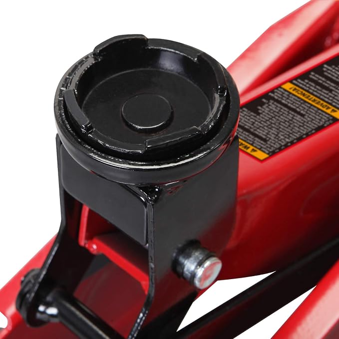 T820014S Torin Hydraulic Trolley Service/Floor Jack with Blow Mold Carrying Storage Case, 1.5 Ton (3,000 lb) Capacity, Red