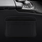 2pcs Universal Car Side Pocket Organizer, PU Leather Car Pocket Pouch Cell Phone Sunglasses Holder Organizer Accessories for Car Seat, Door, Window, Console