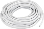 U Channel Edge Trim, 19.7ft Length Rubber Guard Seal Strip Edge Protector Fit for 1-2.5mm Edge, (15/64" W x 25/64" H) White
