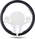 Car Steering Wheel Cover, Ultra-Thin Car Steering Wheel Cover,Comfortable & Breathable Microfiber,Universal Fit for Most Cars, Black