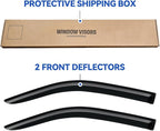 Window Visors Rain Guards for 1998-2004 Nissan Frontier Regular/King/Crew Cab, Out-Channel Window Vent Wind Deflectors Visors Shades for 2000-2004 Nissan Xterra