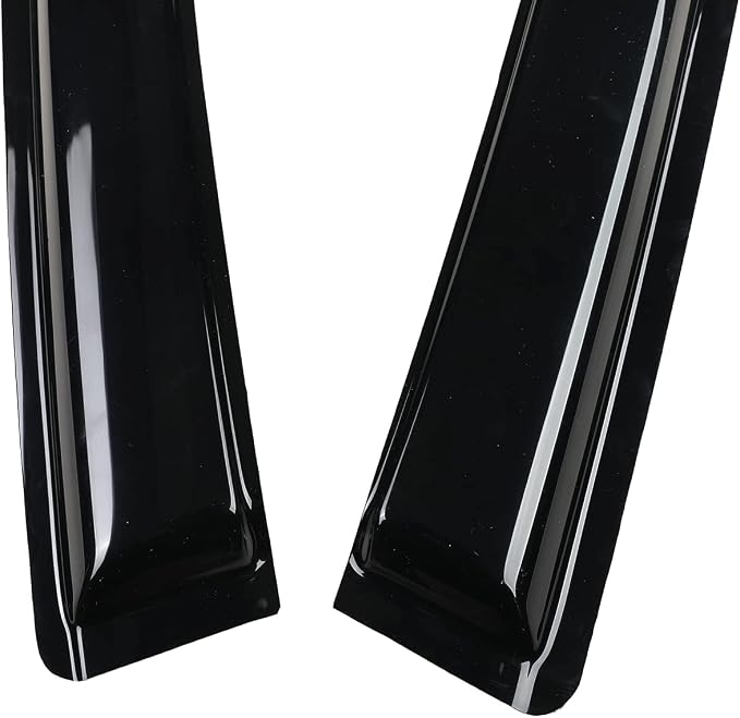 Tape-On Rain Guards Window Visor Fit for 2016-2022 Honda Pilot Window Vent Deflector Visors 4 Pcs-94557