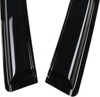 Tape-On Rain Guards Window Visor Fit for 2016-2022 Honda Pilot Window Vent Deflector Visors 4 Pcs-94557