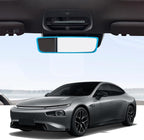 Car Rear View Mirror Protector Frame, Silicone Auto Rearview Edge Protection Cover Compatible with Model 3 Model Y, Interior Rear View Trim Frame Decoration, Car Accessories (Sky Blue-2PCS)