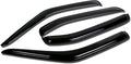Rain Guards Tape on Compatible with 2000-2004 Nissan Xterra, Acrylic Window Vent Visor Deflector