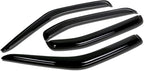 Rain Guards Tape on Compatible with 2000-2004 Nissan Xterra, Acrylic Window Vent Visor Deflector