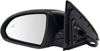 Driver & Passenger Side Mirror Set Power Heated Memory Paint to Match Blind Spot Indicator Fits 2016-2020 Kia Optima KI1320205 KI1321205