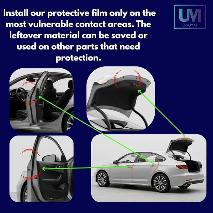 Door Edge Paint Protection Film Roll Made with 3M Pro Series Clear 8mil Self-Healing PPF UV & Weather Resistant from 0.5", 1", 2", 4", 8" Widths Up to 33 Yds (0.5 Inches x 33 YD)