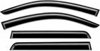 2019-2026 Tape-On Rain Guards for Chevrolet Chevy Silverado 1500 Crew Cab & for GMC Sierra 1500 Crew Cab Side Window Deflector Visors 2020 2021 2022 2023 2024 2025