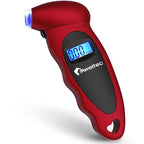 Digital Tire Pressure Gauge,Accurate Cars Air Gauge 150 PSI,Red | 0-150PSI Calibrated,Accurate in 0.1 Increments,4 Measurement Units,Backlight LCD&Nozzle Light,for Everyday Vehicles