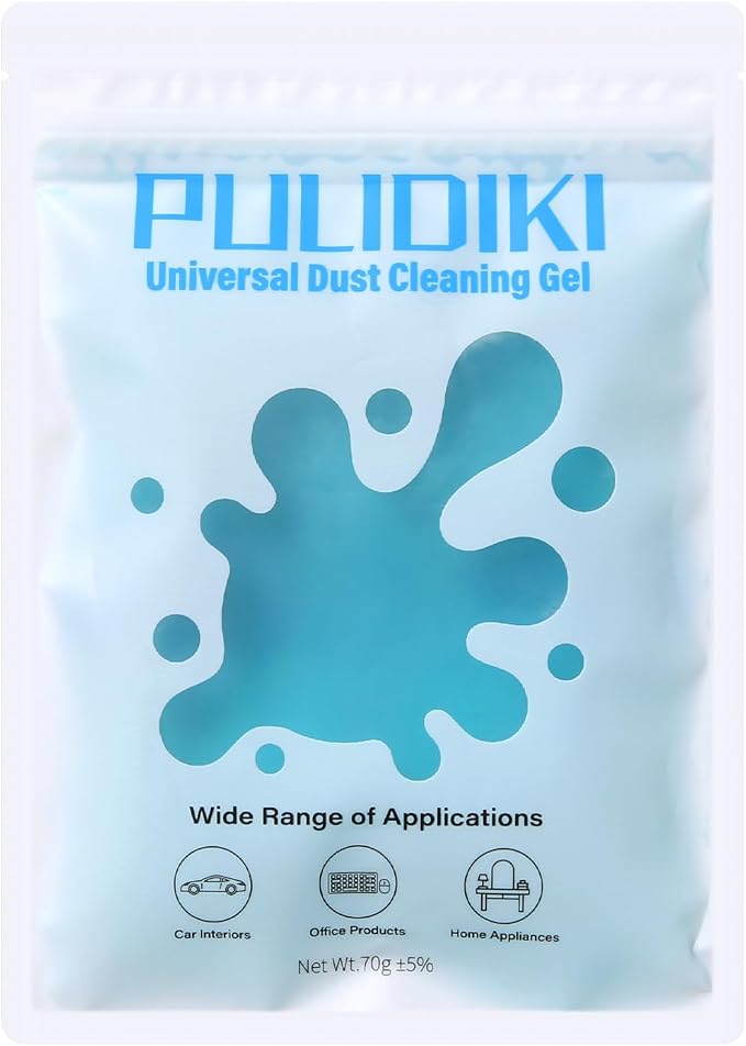 Car Cleaning Gel Clean Putty, Universal Car Interior Cleaner Slime, Perfect Cleaning Kit Supplies, Auto Detailing Tools Accessories, Dust Remover Gifts for Men Women Blue (70g)