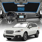 for Subaru Outback Sun Shade Windshield Cover - Custom Fit Outback Accessories 2015-2019 Sunshade Foldable UV Protection & Heat Shield Sun Visor Accessories