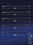 Spare Tire Tool Kit with Spare Tire Jack Handle and Wheel Lug Wrench Compatible with 2003-2021 Ram 1500 2019 Ram 1500 Classic 2020-2021 Gladiator Spare Tire Removal Tool Kit