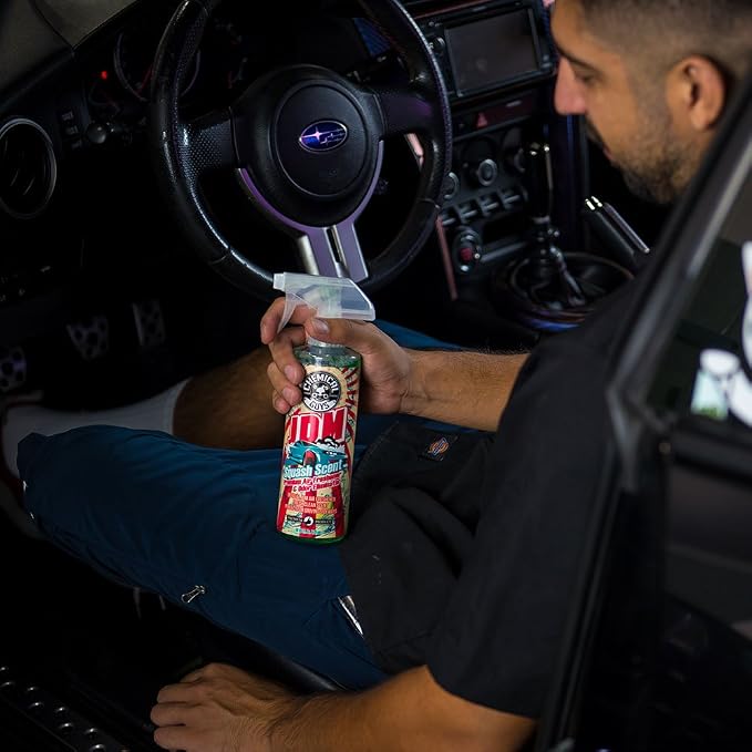 AIR23504 Premium Air Freshener and Odor Eliminator, Fresh Clean Scent, Great for Cars, Trucks, SUVs, RVs & More (JDM Squash Scent) 4 fl oz