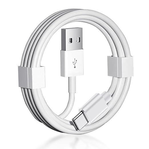 10ft Data Cord USB A to USB C Cable for iPhone 16e 16 17 Air 15/16 15 Pro Max，16 15 Plus, iPad 10th Gen iPad Pro 12.9/11 iPad Air 5th/4th Mini 6th Gen Charger Cord Car play Charging Cable White