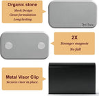 Stone Air Freshener - Car Odor Eliminator - Long Lasting Scent - Car Scent - VISOR CLIP INCLUDED (Cabana)