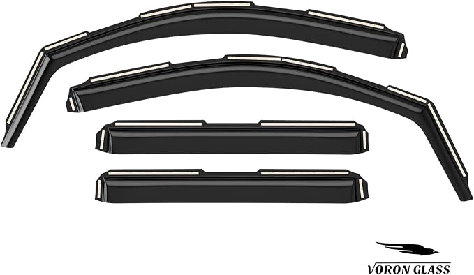 Voron Glass in-Channel Extra Durable Rain Guards for Cadillac Escalade 2015-2020, Window Deflectors, Vent Window Visors, 4 Pieces - 200462