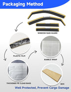 in-Channel Rain Guards Fit for Ford Maverick 2022 2023 2024 2025 2026 Truck, Window Rain Guards Visors Vent Visors Window Deflector Vent Shades Car Accessories -4 pcs