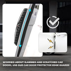 4PCS Carbon Fiber Car Door Protector Edge Guards,Thicker Door Guard for Cars Provides Impact and Anti-Scratch Protection,Universal Self-Adhesive Doors Protectors for Vehicles (Sport)