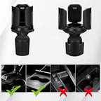 Car Cup Holder Expander, Auto Cup Organizer Expander Holder, Auto Insert Cup Holders with Adjustable Base, Automatic Car Cup Holder Expander Holds Large Water Bottles for Most Coffee Mugs