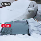 Car Windshield Cover for Ice and Snow, Frost Guard Windshield Cover, Car Windshield Snow Cover Winter Ice Sunshade Protector, Universal Car Exterior Accessories for Cars, Trucks, Vans (Rear)