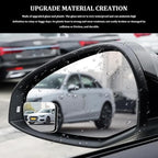 4PCS Blind Spot Convex Car Mirror, Side Mirror Blindspot, Rear View Mirrors with Wide Angle Adjustable Stick, Universal Car Blindspot Mirrors Exterior Accessories for Cars (Fan shaped, 4PCS)