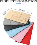 Car Sun Visor Organizer, Leather Storage Pocket Sun Visor Pouch with Zipper for Cards License Registration Pen Glasses Document, Fits Most Car SUV, Auto Interior Accessories (Black)