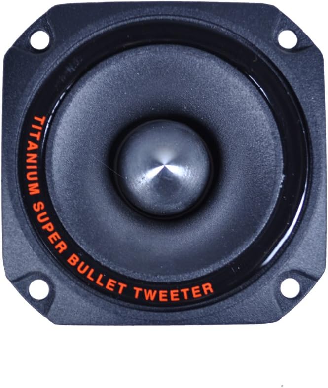 Pair of Titanium Horn Bullet Tweeter Speakers PA/DJ Tweeters - Replacement