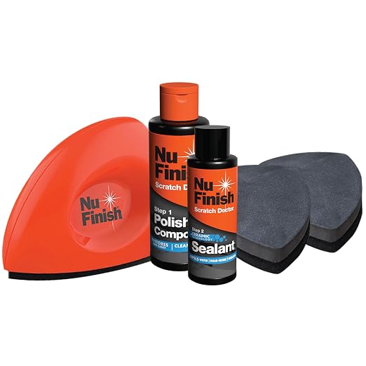 Glass Restore & Repel Kit, Two Step Regimen for Car Windshield, Includes Polishing Compound, Ceramic Sealant, Precision Applicator Tool, and 2 Reusable Sponges