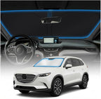 for Mazda CX9 Sun Shade Windshield Cover - Custom Fit CX-9 Accessories 2016-2023 2024 2025 2026 Sunshade Foldable UV Protection & Heat Shield Sun Visor Accessories