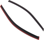 Outside Mount Window Vent Visors Rain Guards Compatible with Acura Integra 1994-2001 | Side Window Wind Deflectors Rain Shields | Black Tinted, 2 Pcs Set, BGWV-554