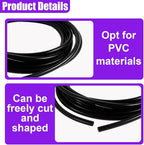 32Ft (10M) Car Door Edge Protector, Self-Adhesive Scratch Resistant U Shape Auto Door Edge Guard Decoration, Anti-Collision Car Doors Trim Strip Protector for Truck, SUV, Sedan (Black-10M)