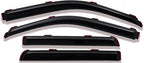 in-Channel Rain Guards Window Visors Side Wind Deflectors Vent Guard Shade for Ford F-150 SuperCrew/Crew Cab 2009-2014,Sun 194155,in Channel 4-Pieces Set