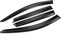 4 Pieces Tape-On Window Visors Deflector Rain Guard Compatible with Tucson 2022-2024, Acrylic