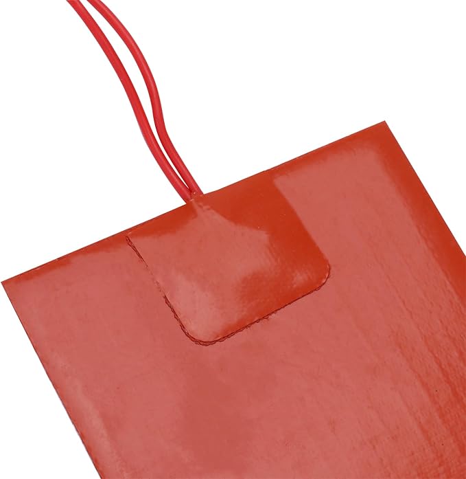 4PCS 12V 30W Silicone Heating Pad Rubber Flexible Heater Mat 80mm X 100mm