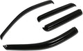 4Pcs Tape-On Window Visor Rain Guard Compatible with 1999-2004 Jeep Grand Cherokee, Rain Shields Vent Shade Wind Deflector, Acrylic